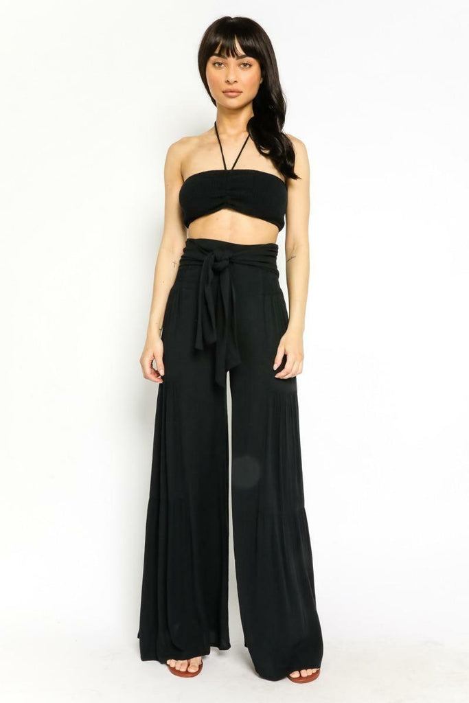 By The Shore Black Two-Piece Jumpsuit -  cozycouturew